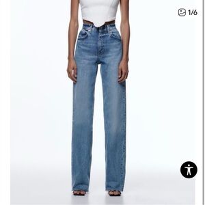 Zara 90’s High Rise Blue Women's Jeans